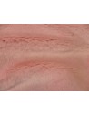 Kožešinový lem na kapuci a kabát – pudrově růžová, šíře 10 cm, vlas 19 mm