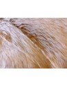 Kožešinový lem na kapuci a kabát – karamelový, šíře 10 cm, vlas 45 mm