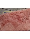 Kožešinový lem na kapuci a kabát – starorůžová, Dusty Rose, 50 mm, šíře 155 cm
