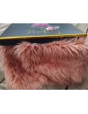 Luxusní umělá kožešina – starorůžová, Dusty Rose, 50 mm, šíře 155 cm