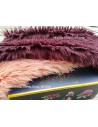 Luxusní umělá kožešina – starorůžová, Dusty Rose, 50 mm, šíře 155 cm