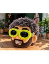 Luxusní umělá kožešina – tmavě šedá, shaggy vlas, 50 mm, šíře 155 cm