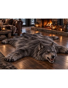 Luxusní umělá kožešina – tmavě šedá, shaggy vlas, 50 mm, šíře 155 cm
