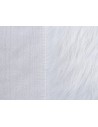 Kožešinový čtverec 48 × 48 cm – sibiřský vlk sněhově bílá, umělá kožešina, vlas 40 mm