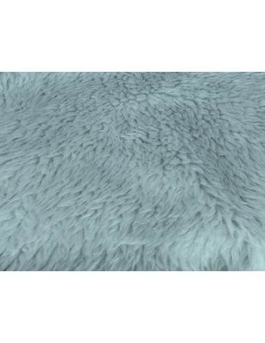 Luxusní umělá kožešina – metráž, beránek světle šedá sherpa, vlas 16 mm, šíře 150 cm