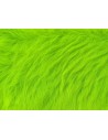 Kožešinový čtverec 48 × 48 cm – zářivě zelená neon, umělá kožešina, vlas 90 mm