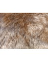 Luxusní umělá kožešina – metráž, zlatavě hnědá, vlas 45 mm, šíře 149 cm