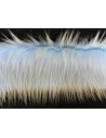 Luxusní umělá kožešina – metráž, modrá, vlas 45 mm, šíře 149 cm