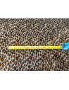 Umělá kožešina – metráž, plyš hladký hnědý gepard, vlas 9 mm, šíře 147 cm