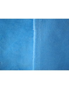 Umělá kožešina – metráž, plyš hladký modrý, vlas 9 mm, šíře 150 cm