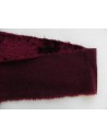 Umělá kožešina – metráž, plyš hladký merlot vínový, vlas 9 mm, šíře 150 cm