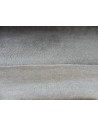 Plyšový čtverec 48 × 48 cm – šedý, hladký lesklý plyš, vlas 9 mm