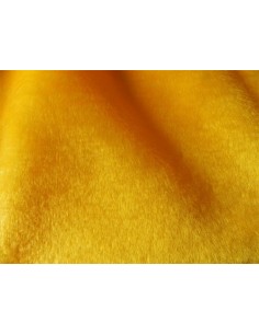 Plyšový čtverec 48 × 48 cm – žlutý, hladký plyš, vlas 9 mm