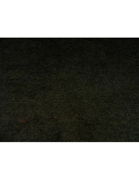 Umělá kožešina s vlnou – metráž, tmavé kaki, vlas 12 mm, šíře 146 cm