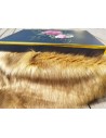 Kožešinový čtverec 48 × 48 cm – zlatohnědá liška Golden Fox, vlas 40 mm
